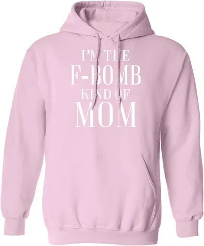 Miniatura 13 de zerogravitee Sudadera con capucha para adulto con texto en inglés "I'm the F-Bomb kind of Mom