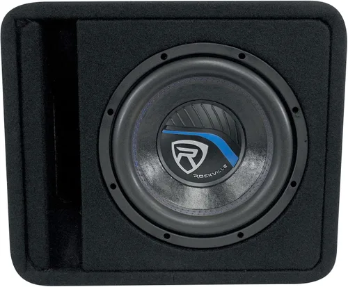 Miniatura 3 de Rockville VS10K52 - Subwoofer para automóvil K5 de 1200 W de 10 pulgadas en recinto ventilado, 2 ohmios, 300 W RMS, construcción de MDF, graves