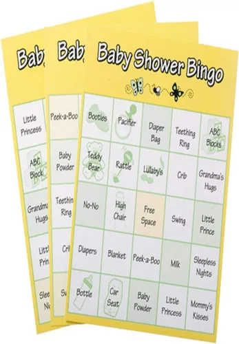 Miniatura 2 de Darice, juego de Bingo para Baby Shower, de 24 piezas