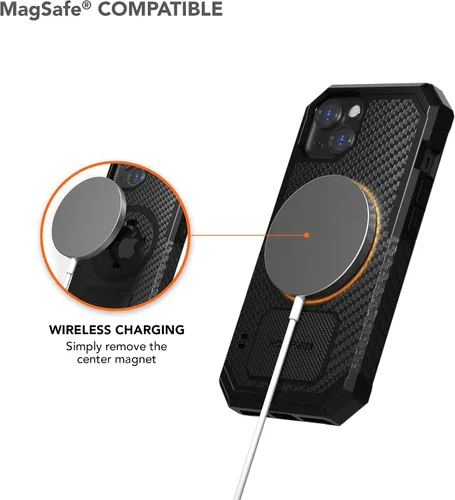Miniatura 5 de Rokform - Funda para iPhone 13, Serie Resistente, Compatible con Doble Imán Plus MagSafe, Equipo Protector Magnético de Apple, Funda para iPhone