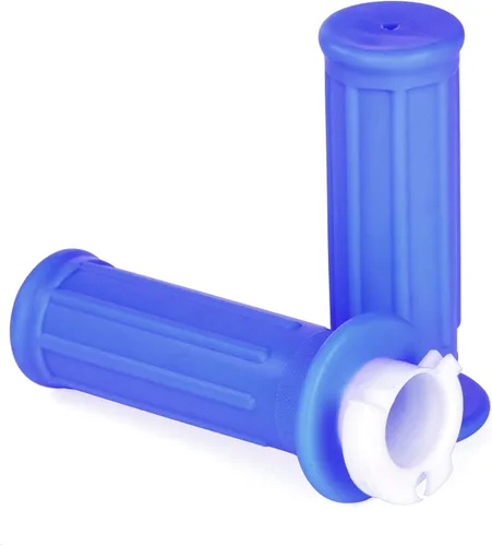 Miniatura 5 de Empuñadura PW50, empuñaduras de tubo del acelerador para Yamaha PW50 PY50 Peewee 50CC Kid Bikes Azul