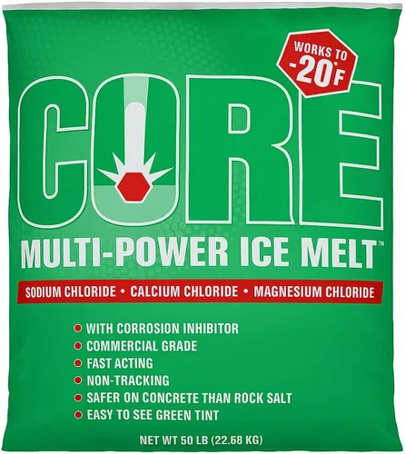 Miniatura 6 de Derretimiento de hielo de alta calidad, azul (bolsa de 50 libras), derretidor de nieve de acción rápida de grado industrial para aceras, entradas