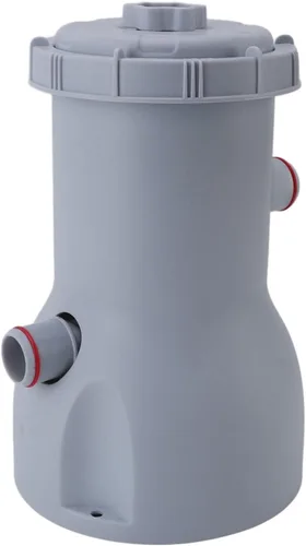 Bomba de filtro de cartucho transparente de 530 GPH para piscinas de tierra, filtración de circulación eficiente, silenciosa con material ABS,
