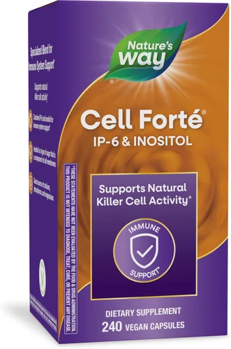 Miniatura 8 de Nature's Way Cell Forté IP-6 & Inositol Suplemento de apoyo inmunológico con calcio, fósforo y magnesio*, sin gluten, vegano, 120 cápsulas