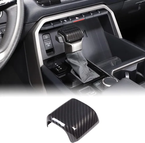 Miniatura 12 de Aunginsy Cubierta de freno de mano para palanca de cambios de automóvil, compatible con Toyota Tundra 2022+, Sequoia 2023+ y Tacoma 2024+, perilla