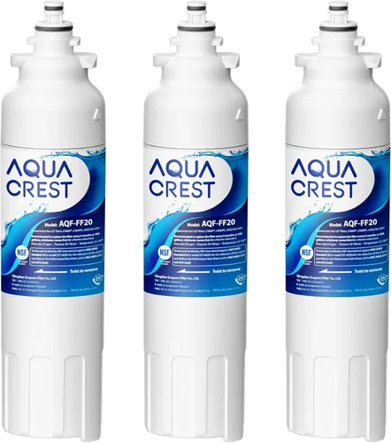 AQUA CREST Filtro de agua para refrigerador ADQ73613401, repuesto para LG LT800P, ADQ73613402, Kenmore Elite 9490, ADQ73613408, ADQ75795104, paquete