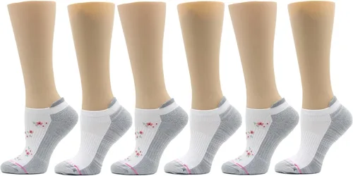 Miniatura 37 de Dr. Motion Calcetines de compresión de corte bajo para mujer, paquete de 2