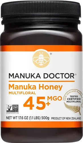Miniatura 11 de Manuka Doctor - Monofloral de miel de manuka MGO 125+, miel de Nueva Zelanda 100% pura. Certificado. Garantizado. Crudo. Sin OMG (8.75 oz)