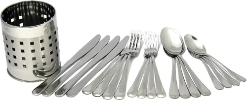 Miniatura 3 de Chef Craft Juego de cucharillas de alta resistencia, 6 pulgadas de largo, juego de 3 piezas, acero inoxidable