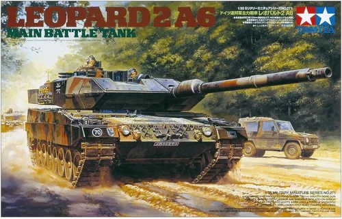 Miniatura 2 de Tamiya 35271 Leopard 2 A6 Tanque de batalla principal de juguete