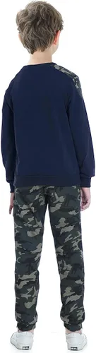 Miniatura 3 de lontakids Conjunto de 2 piezas para niños de manga larga pantalones de camuflaje