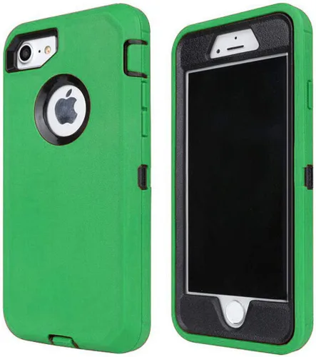 Miniatura 12 de Funda para iPhone 8 y iPhone 7, resistente, con función atril, protector de pantalla integrado, 4 en 1, fuerte y resistente a prueba de golpes