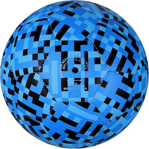 Miniatura 3 de Balón de fútbol tamaño 4 para niños, diseño rosa mosaico/azul, pelota de entrenamiento juvenil para niños y niñas, regalo de fútbol para interiores