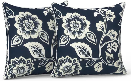 Miniatura 77 de LVTXIII Juego de 2 almohadas lumbares para patio, 12 x 20 pulgadas, resistentes a la decoloración, para exteriores con interiores, cojines lumbares