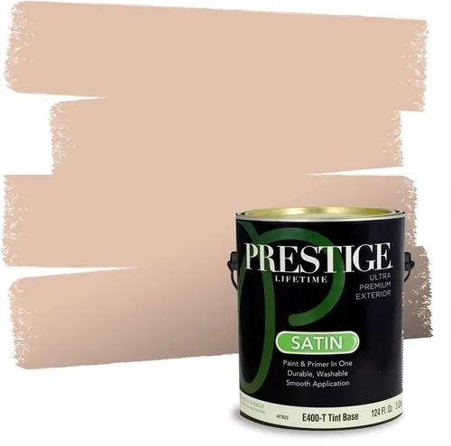 Miniatura 33 de PRESTIGE Pintura exterior e imprimación en uno, bronceado Aberdeen, plano, 1 galón