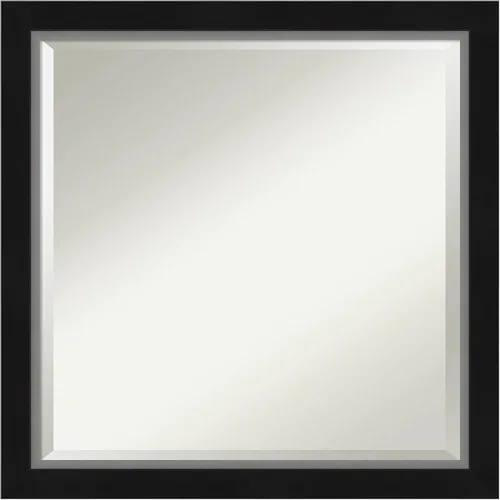 Miniatura 36 de Amanti Art Espejo de baño de madera, espejo de pared negro Ashton para usar como espejo de tocador de baño sobre el fregadero