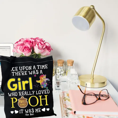 Miniatura 3 de JJ Gift - Bolsa de maquillaje para fanáticos del programa de televisión, negro (Black Tote)