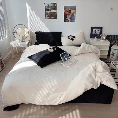 Miniatura 7 de Wellboo Juegos de Edredones Morados Tamaño King Ropa de Cama Morado Polvoriento Edredones de Algodón Modernos Lila Suaves Colchas para Mujeres Niñas