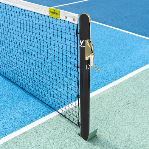 Miniatura 3 de Vermont Postes de pickleball Tamaño reglamentario, postes de acero resistentes a la intemperie con enchufes de tierra opcionales, solo postes
