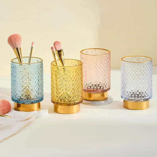 Miniatura 9 de Organizador de brochas de maquillaje, soportes para cepillos de dientes, soporte para lápices de escritorio, taza multifuncional para pinceles