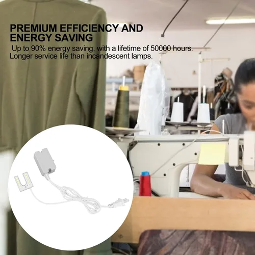 Miniatura 3 de Luz para máquina de coser, brillante lámpara de cuello de cisne flexible de 10 LED con base magnética para máquinas de coser y bancos de trabajo