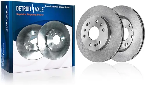 Miniatura 44 de Detroit Axle - Rotores de freno traseros para Volkswagen Beetle Jetta Golf SportWagen Audi A3 2010 2011 2012 2013 2014 2015 2016 2017 2018 2019