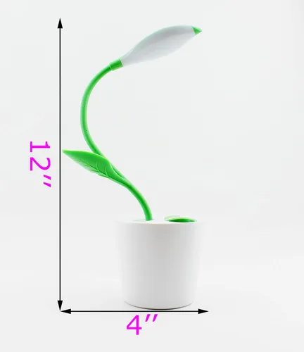 Miniatura 2 de Lámpara de escritorio LED para cuidado de los ojos, lámpara de mesa con control táctil con 3 niveles de brillo, decoración del hogar, con espacio