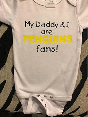 Miniatura 3 de Penguins Onesi fans bebé body bebé bebé de una pieza ducha regalo ropa ropa