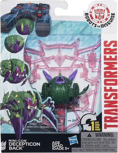 Miniatura 2 de Transformers Robots in Disguise Minicon Decepticon Back Figura de acción