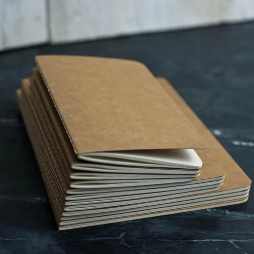 Miniatura 3 de Ox & Pine Recambios de cuaderno Kraft para diario de cuero recargable (paquete de 4) de 4 x 6 pulgadas, 5 x 7 pulgadas o 6 x 8 pulgadas