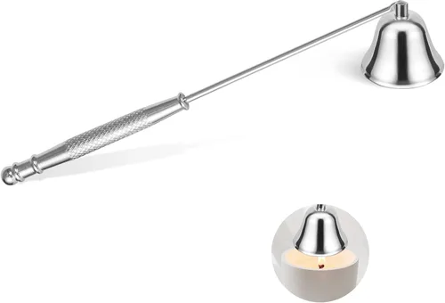Miniatura 10 de Extintor de velas con mango largo, accesorio para apagador de velas con mecha de metal con mango largo para velas perfumadas, velas de aromaterapia