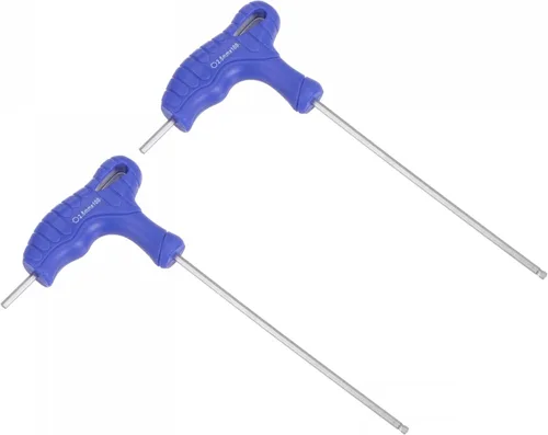 Miniatura 11 de uxcell Llave hexagonal de extremo de bola de 0.059 in, llave inglesa con mango en T, acero métrico CR-V, 2