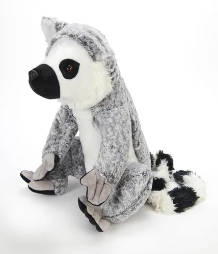 The Petting Zoo Peluche de lémur de cola anillada, regalos para niños, animales salvajes del zoológico Onez, juguete de peluche de lemur de cola