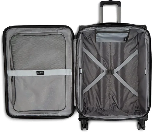 Miniatura 53 de Samsonite - Equipaje ligero y suave de la colección Ascella 3.0, con ruedas giratorias, Negro