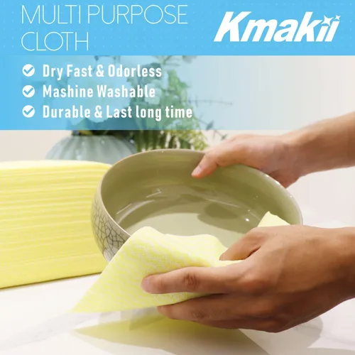 Miniatura 5 de KMAKII Handi Wipe - Paños reutilizables – Paños y toallas desechables multiusos, ultra absorbentes, de secado rápido, toallitas de limpieza