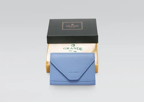 Miniatura 38 de grande Estuches para tarjetas 3639, Naranja, Tarjetero de cuero con cierre magnético, cartera pequeña de acordeón para mujer