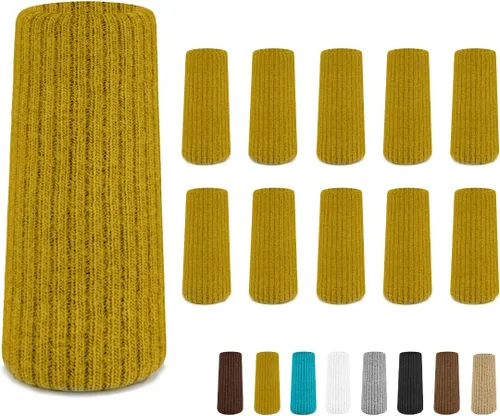 Miniatura 24 de 16 Piezas Protectores de Calcetines para Patas de Silla Premium Color Verde Aguamarina para Suelos de Madera Dura - No se Caen Fácilmente - Muy