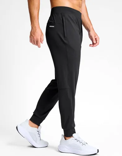 Miniatura 2 de G Gradual Pantalones deportivos de golf para hombre con bolsillos con cremallera, pantalones elásticos ajustados para correr, trabajo y correr