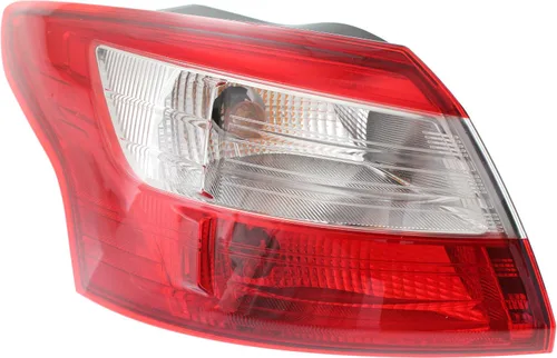 Miniatura 2 de Evan Fischer Conjunto de luz trasera compatible con Ford Focus 2012-2014 Outer Sedan lado del conductor