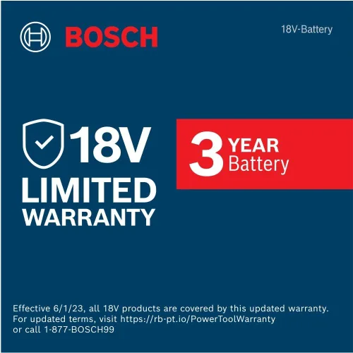 Miniatura 8 de Bat612- 2PK 18-volt iones de litio 2.0 Ah Bosch slim pack batería con indicador de combustible digital, 2-pack