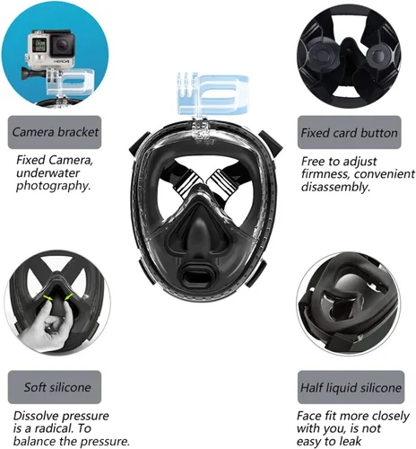 Miniatura 6 de DEDEPU Mini tanque de buceo reutilizable dentro de la capacidad de respiración durante 15-20 minutos, buceo subacuático, pulmones portátiles más