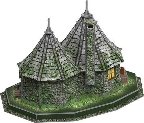 Miniatura 3 de University Games 08482 Harry Potter Hagrid's Hut Rompecabezas 3D