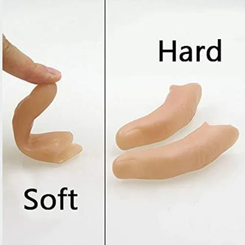 Miniatura 5 de MOMOMAGE 3 piezas de dedo falso sexto accesorios mágicos tamaño mediano pulgar de goma trucos de magia de cerca desaparecen aparecer accesorios