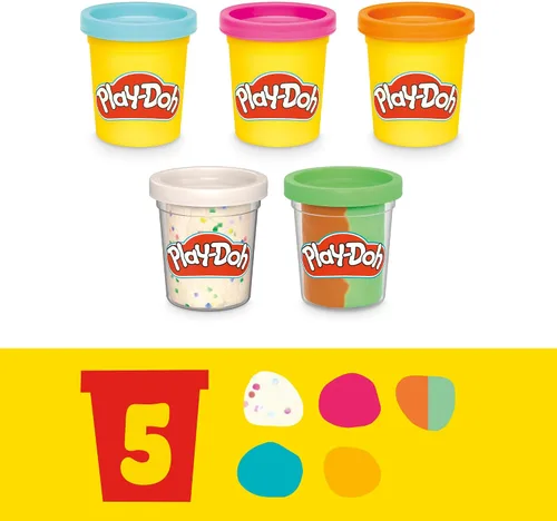 Miniatura 6 de Play-Doh Kitchen Creations Juego de Mezclador Mágico, Mezclador de Juguete con Accesorios de Cocina de Juguete, Artes y Manualidades para Niños de 3
