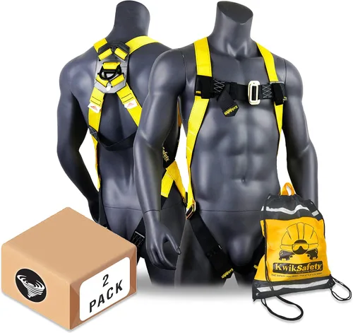 Miniatura 12 de KwikSafety - Charlotte, NC - TORNADO Fall Protection Safety Harness [Full Body Single D-Ring] Construction ANSI Tested OSHA Estándar