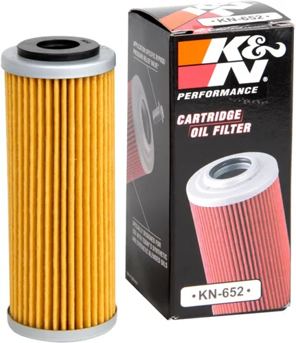 K&N Filtro de aceite para motocicleta: Alto rendimiento, premium, diseñado para ser utilizado con aceites sintéticos o convencionales: Compatible