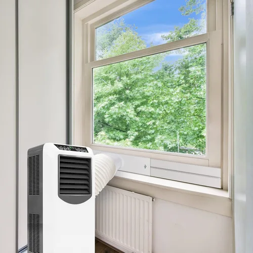 Miniatura 6 de HOXHA Kit de ventilación de ventana de aire acondicionado, kit universal de ventana ajustable con manguera de escape de 5.9 pulgadas de diámetro