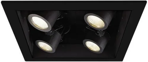Miniatura 7 de WAC Lighting MT-4LD116N-S27-BK Carcasa para módulo de precisión LED de 1 luz, Spot, 2700K