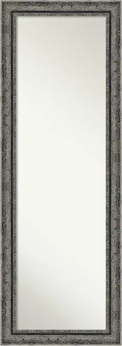 Miniatura 18 de Amanti Art Espejo negro de longitud completa para puerta, 53 x 19 pulgadas, espejo de pared alto negro abadía de longitud completa, montado