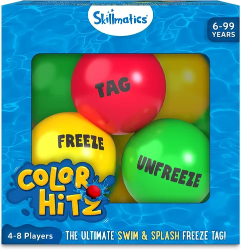 Skillmatics Color Hitz - Juguetes de piscina – Etiqueta de congelación para nadar y salpicar, perfecto para piscina y diversión de verano para